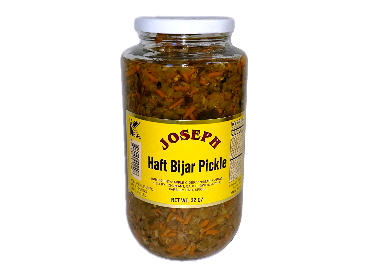 Mixed Marinated Vegetable (Torshi Haft e Bijar, Turshi)