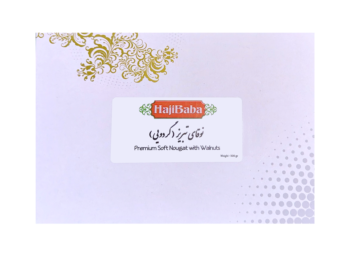 Wafer Nougat With Extra Walnuts Hajibaba (Nuka, Nooka, Nogha)