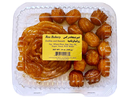 Zoolbia And Bamieh - Fresh - Persian Dessert (Zulbia Bamiyeh, Bomye)