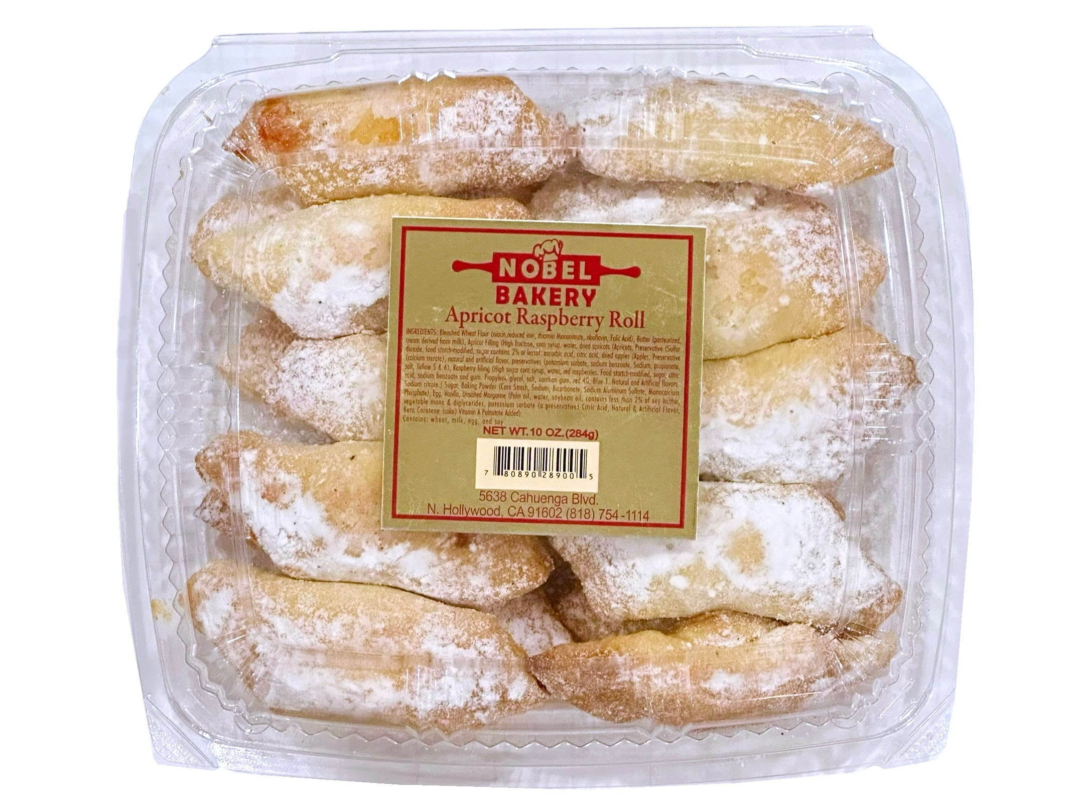 Apricot Raspberry Roll Cookie (Shirini Zardaloo Rasbery)