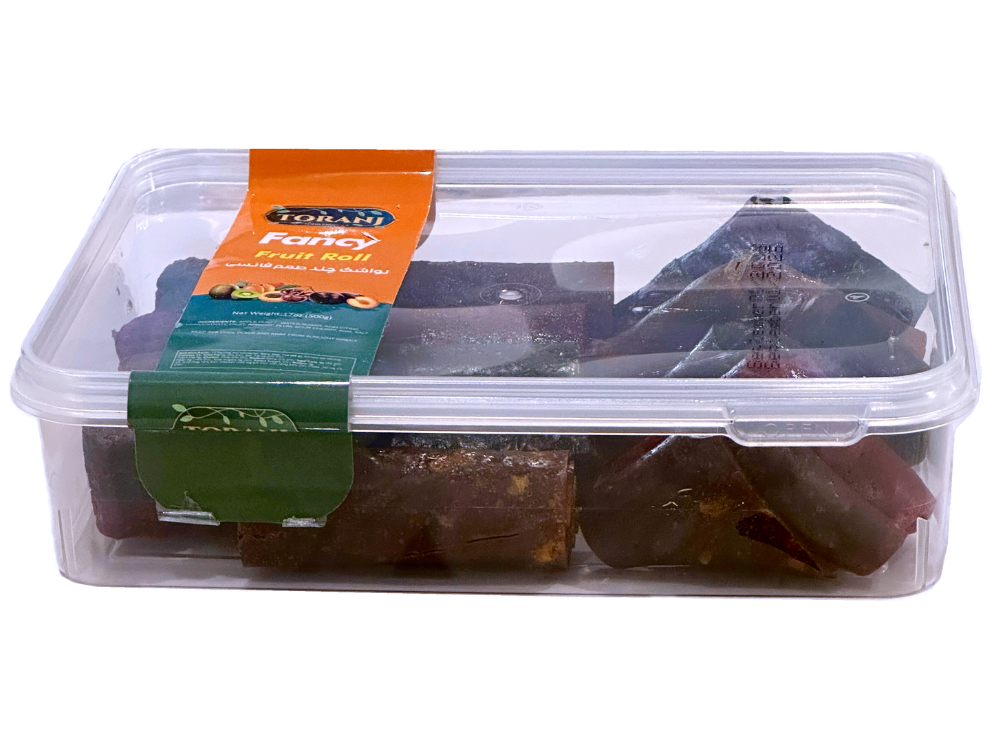 Fancy Folded Fruit Leather With Sour Sauce - Mixed Fruit - Mix Fruit Roll- Toranj (Lavashak)