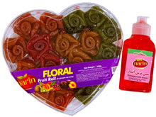 Heart Shaped - Rolled Fruit Leather - Mixed Fruit With Sour Sauce - (Lavashak)