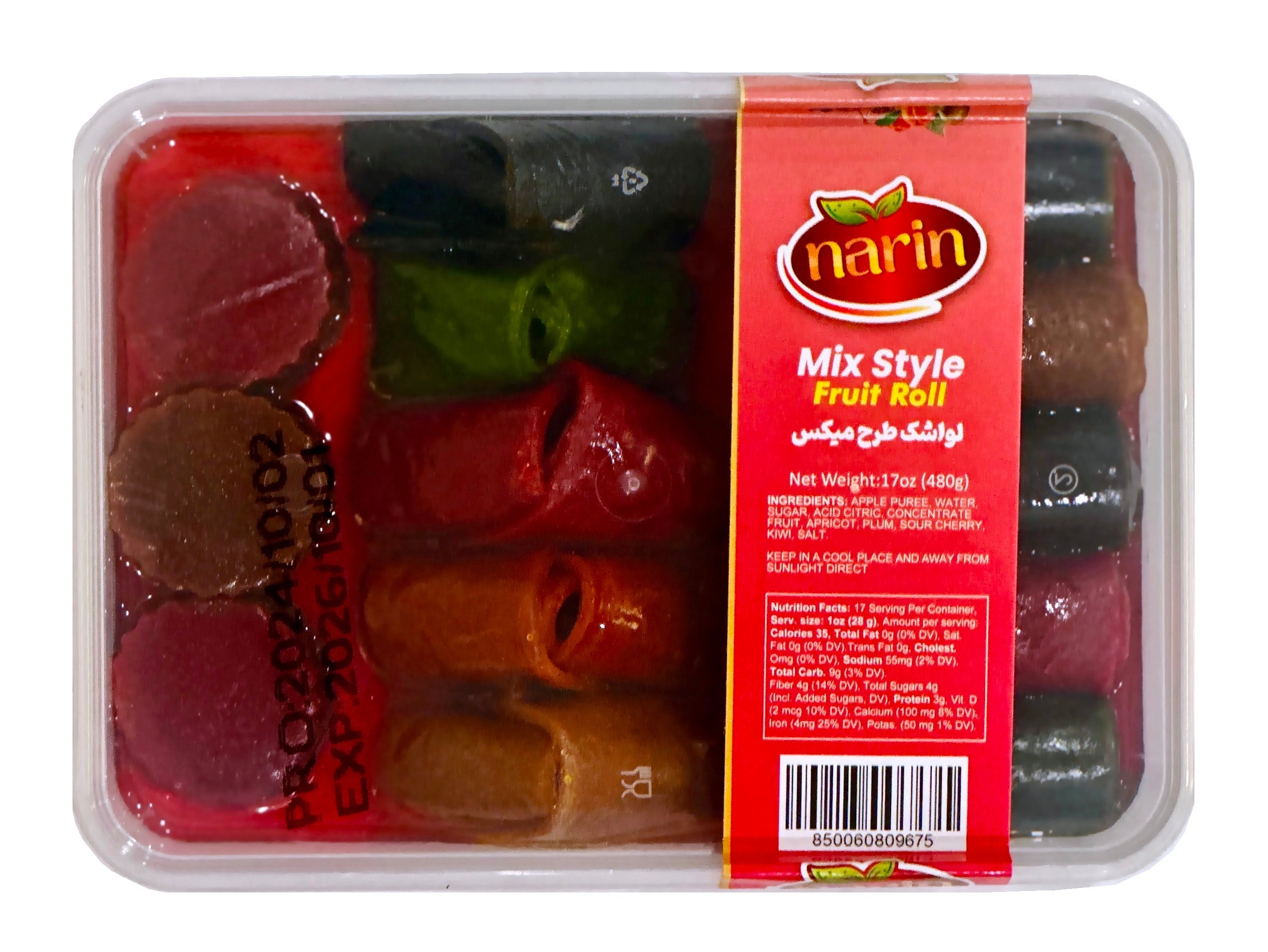 Fancy Fruit Leather - Mix Fruit Roll - (Lavashak)
