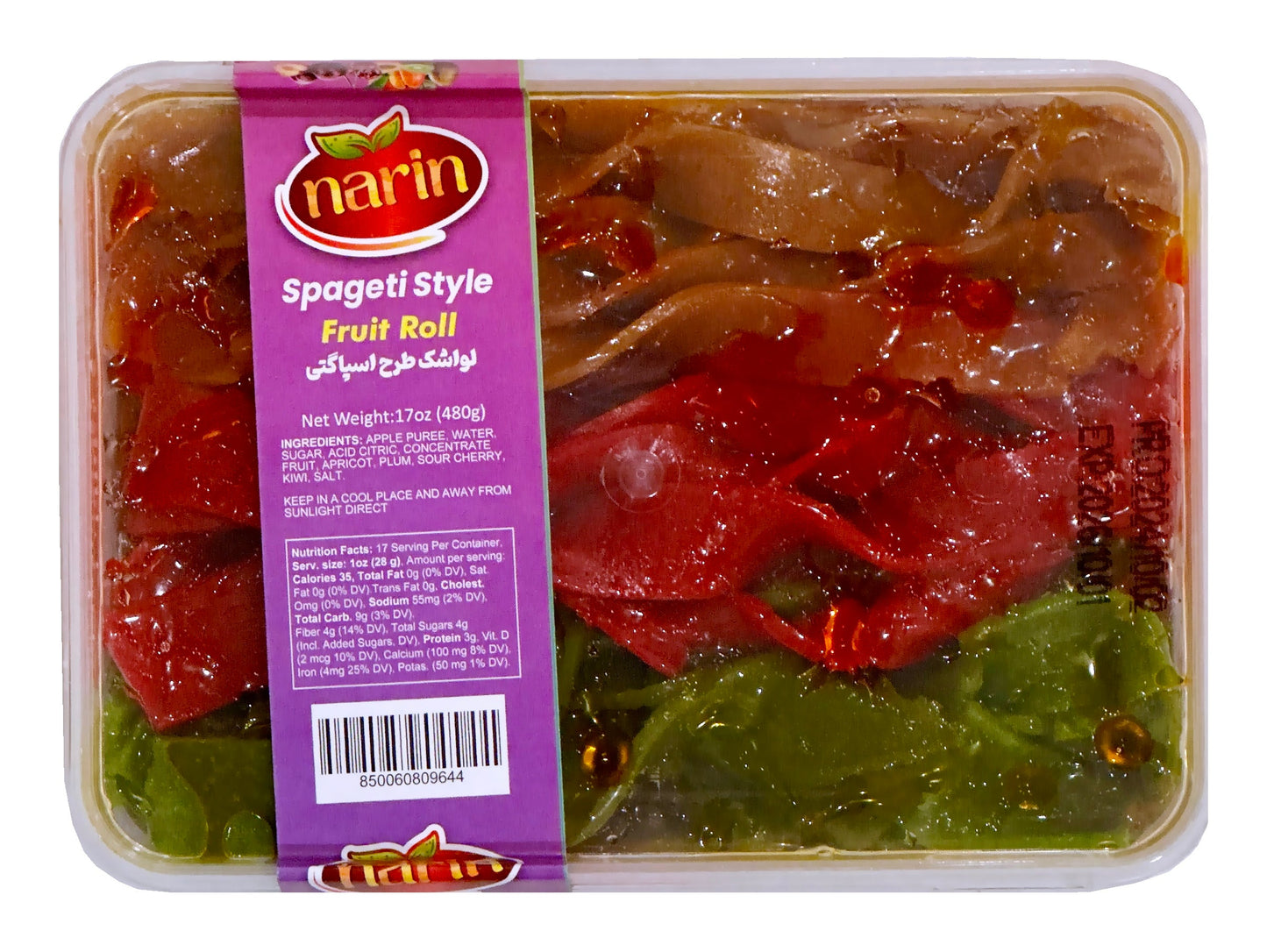 Fancy Fruit Leather - Mix Fruit Roll - (Lavashak)