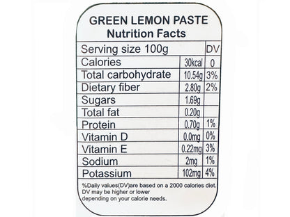 Lime Paste - 500 Grams (Rob e Limoo Sabz)