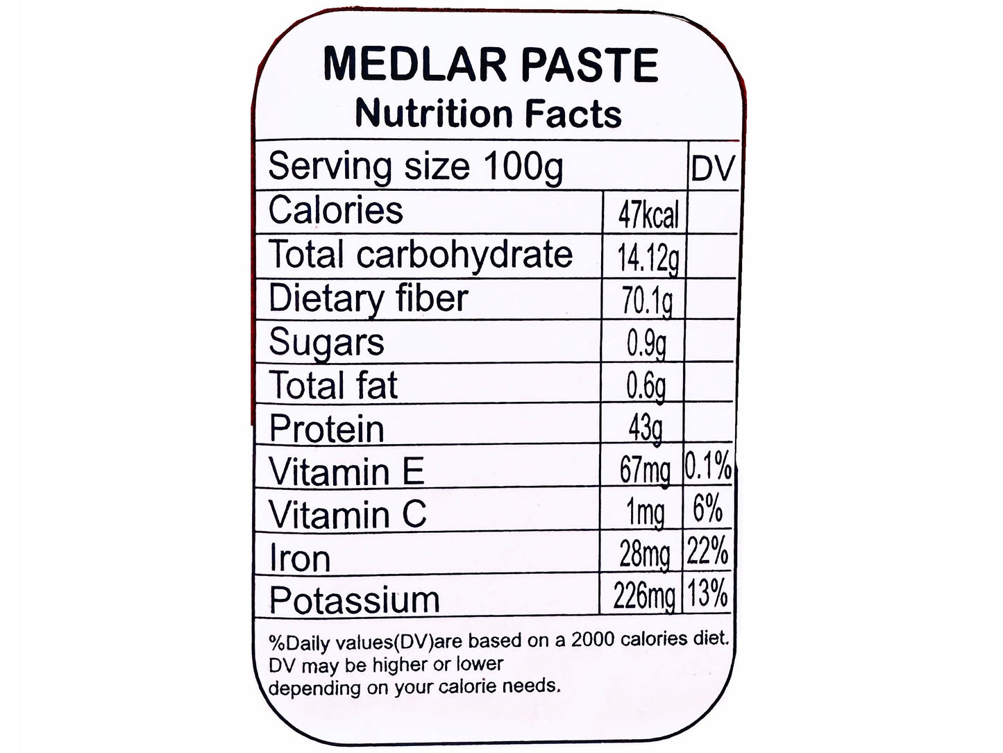 Medlar Paste - 500 Grams (Rob e Azgil)