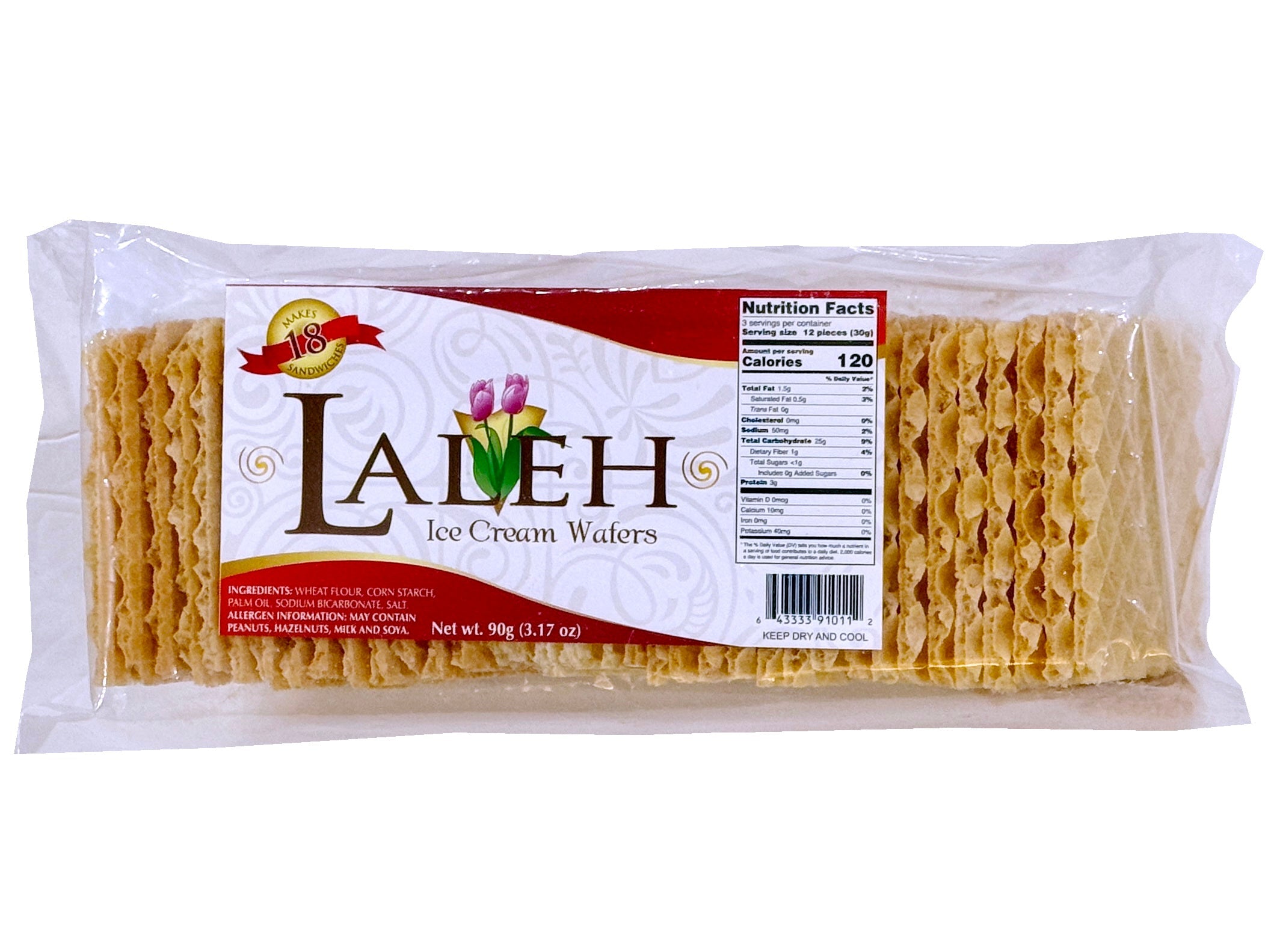 Ice Cream Mini Wafers - 36 Pcs (Noon Bastani)