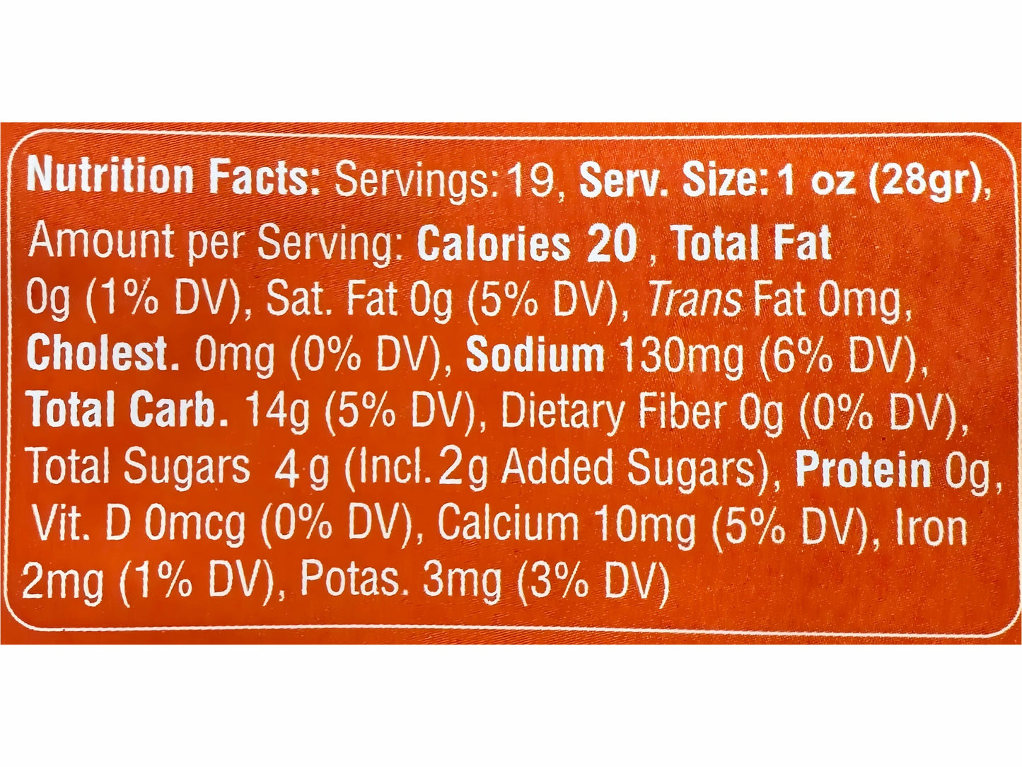 Orange Fruit Layer Extra Large With Seeds (19 Oz) - Dried Leather (Lavashak Poteghal)