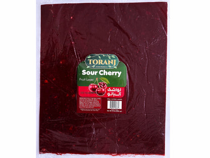 Sour Cherry Layer Extra Large With Seeds (19 Oz) - Dried Leather (Lavashak Albalu)