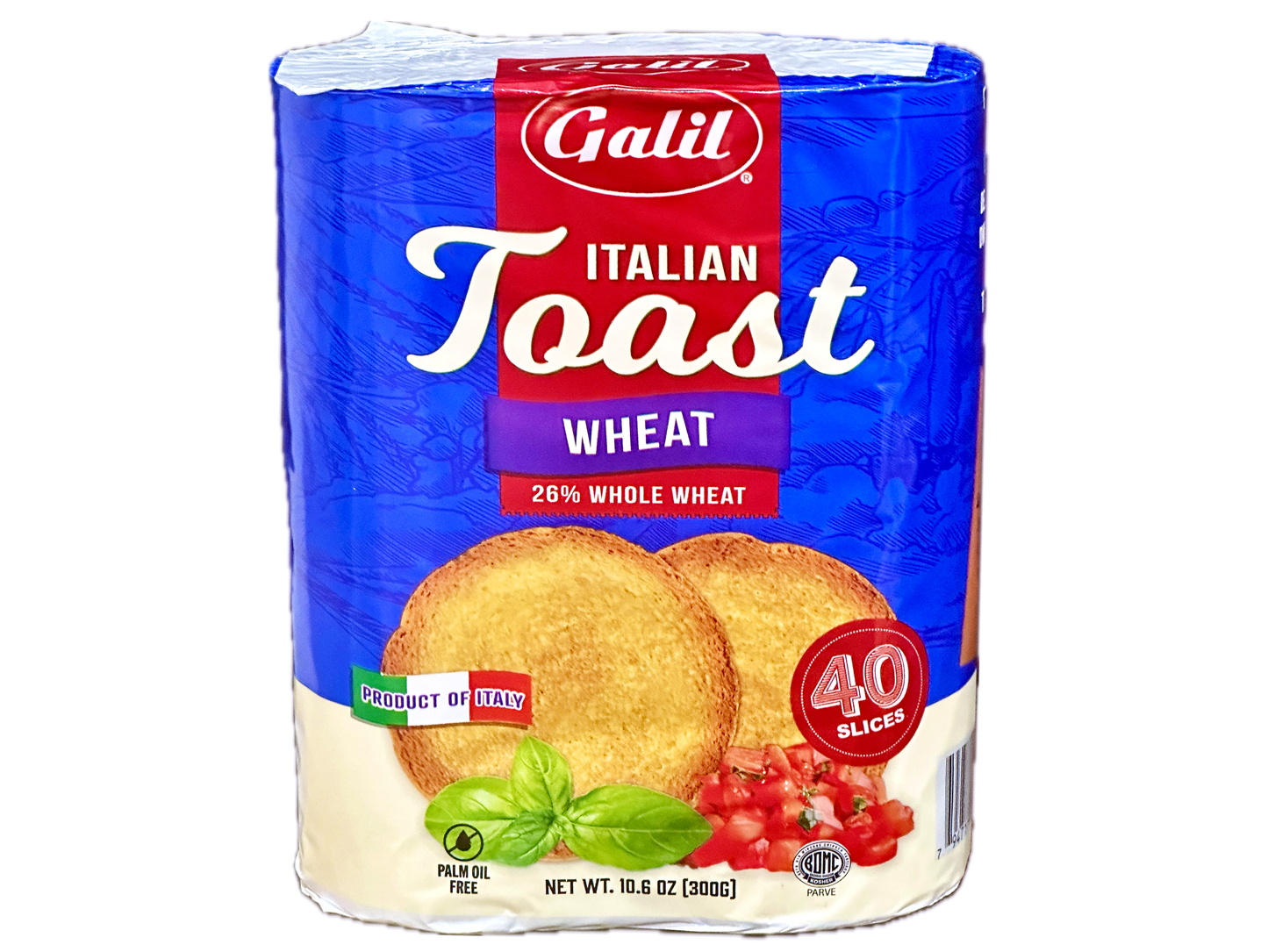 Italian Toast - Wheat (40 Slices) (Noon E Tost)