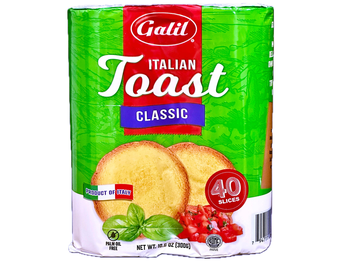 Italian Toast - Classic (40 Slices) (Noon E Tost)