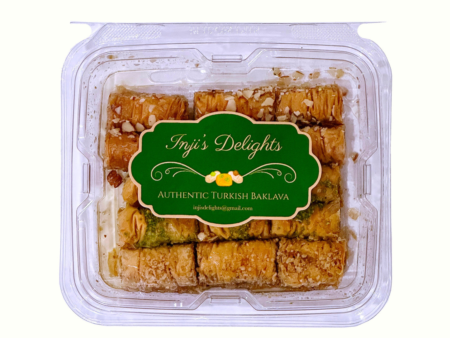 Fresh Authentic Mixed Turkish Baklava Roll (Baghlava)