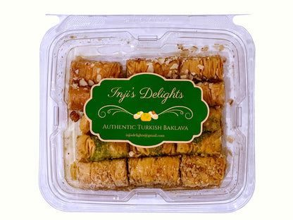 Fresh Authentic Mixed Turkish Baklava Roll (Baghlava)