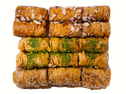 Fresh Authentic Mixed Turkish Baklava Roll (Baghlava)