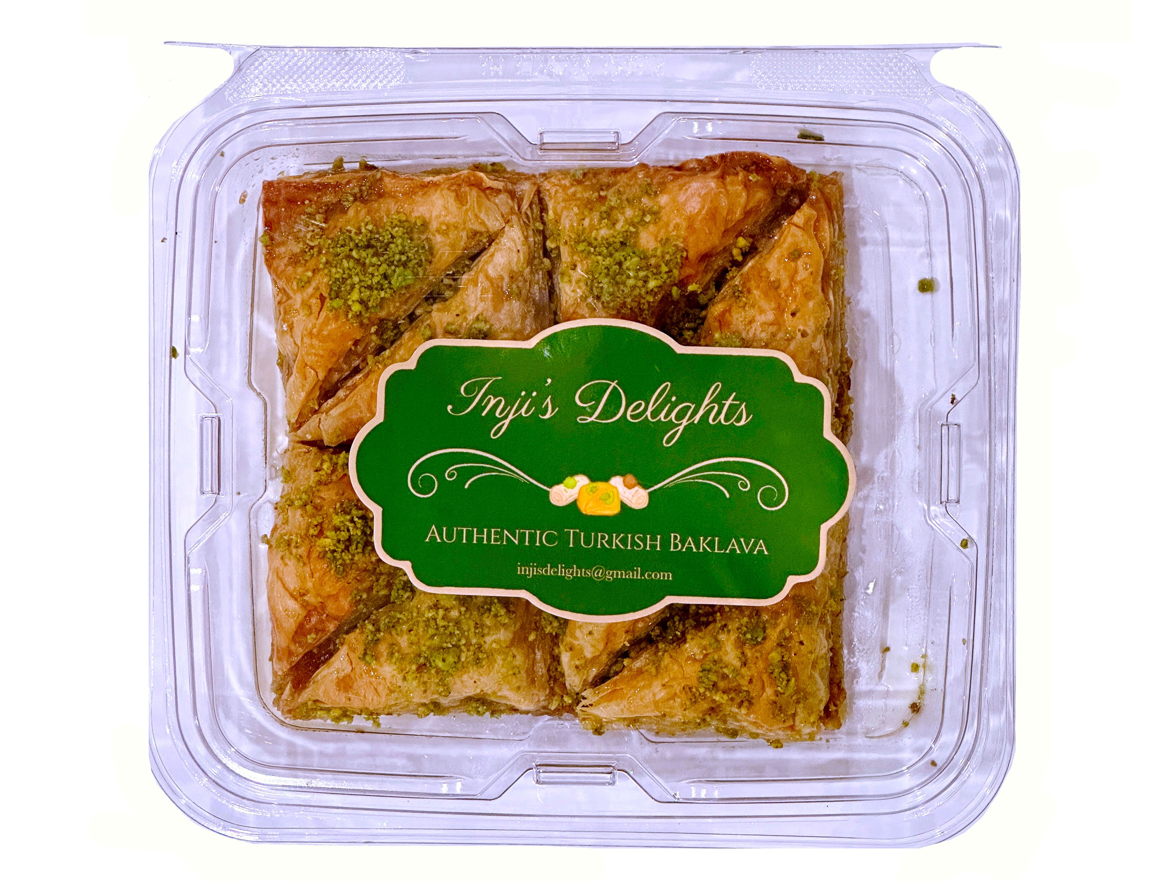 Fresh Authentic Turkish Baklava - Pistachio (Baghlava)