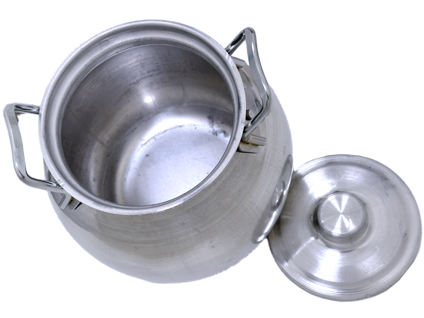 Traditional Dizi Aluminum Pot with Lid - 3 Liter - Large Size (Abgoosht)