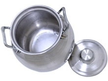 Traditional Dizi Aluminum Pot with Lid - 3 Liter - Large Size (Abgoosht)