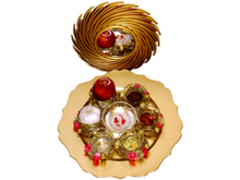 Golden Haft-Sin Set With Mirror (Haft Seen-7Sin)