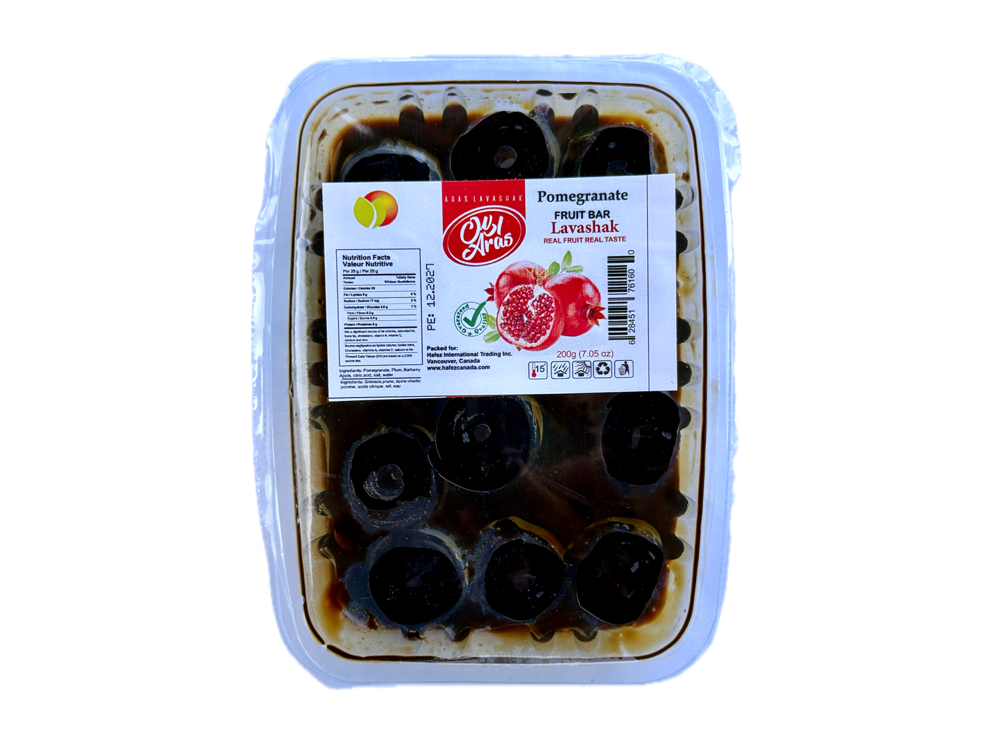 Wet Rolled Pomegranate Fruit Bar (Lavashak Anar)