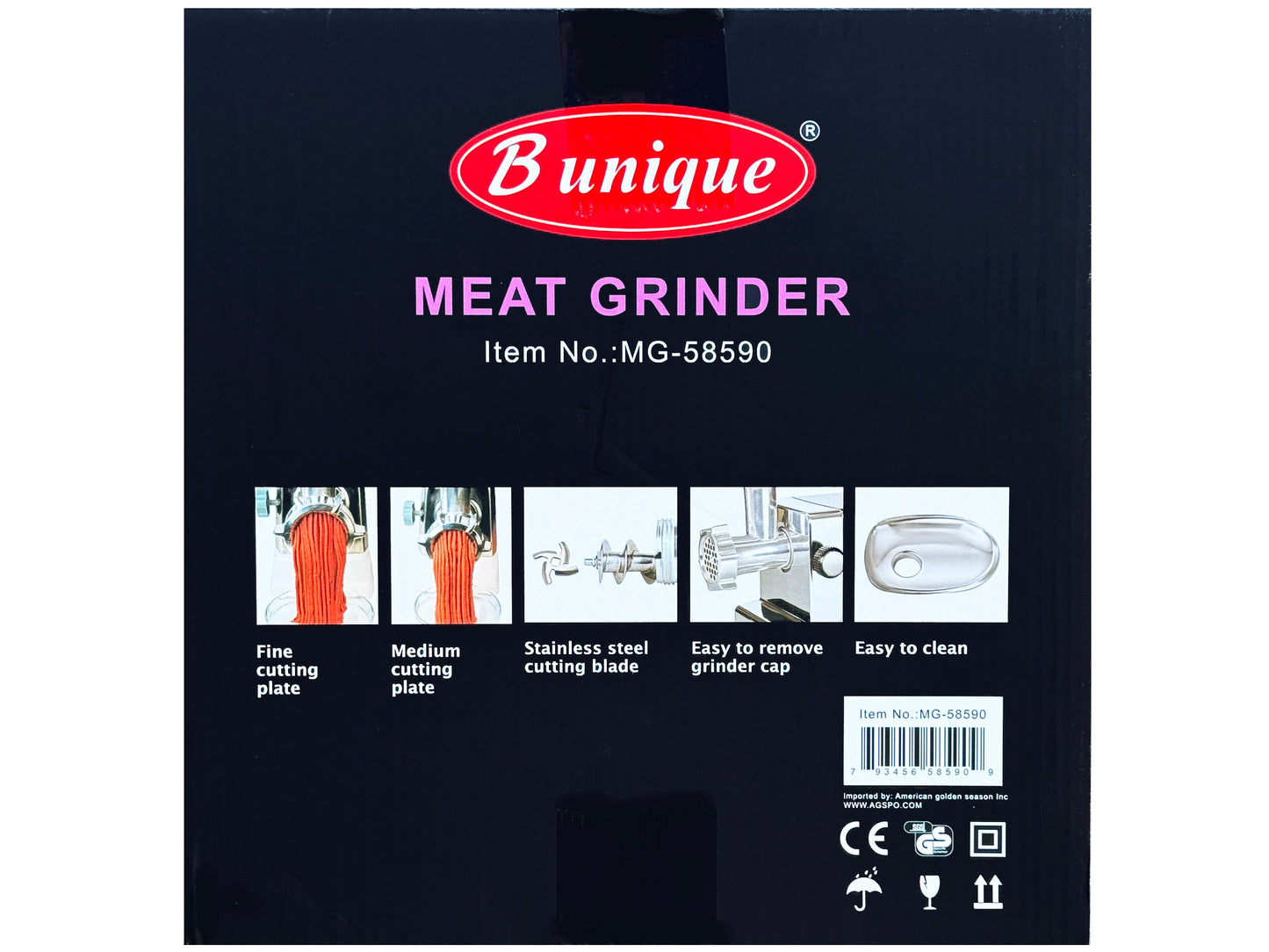 Heavy Duty Meat Grinder (3000W) (Charkh E Goosht) MG-58590