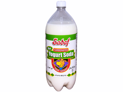 Carbonated Yogurt Soda - Mint - Family Size (Doogh, Dough)
