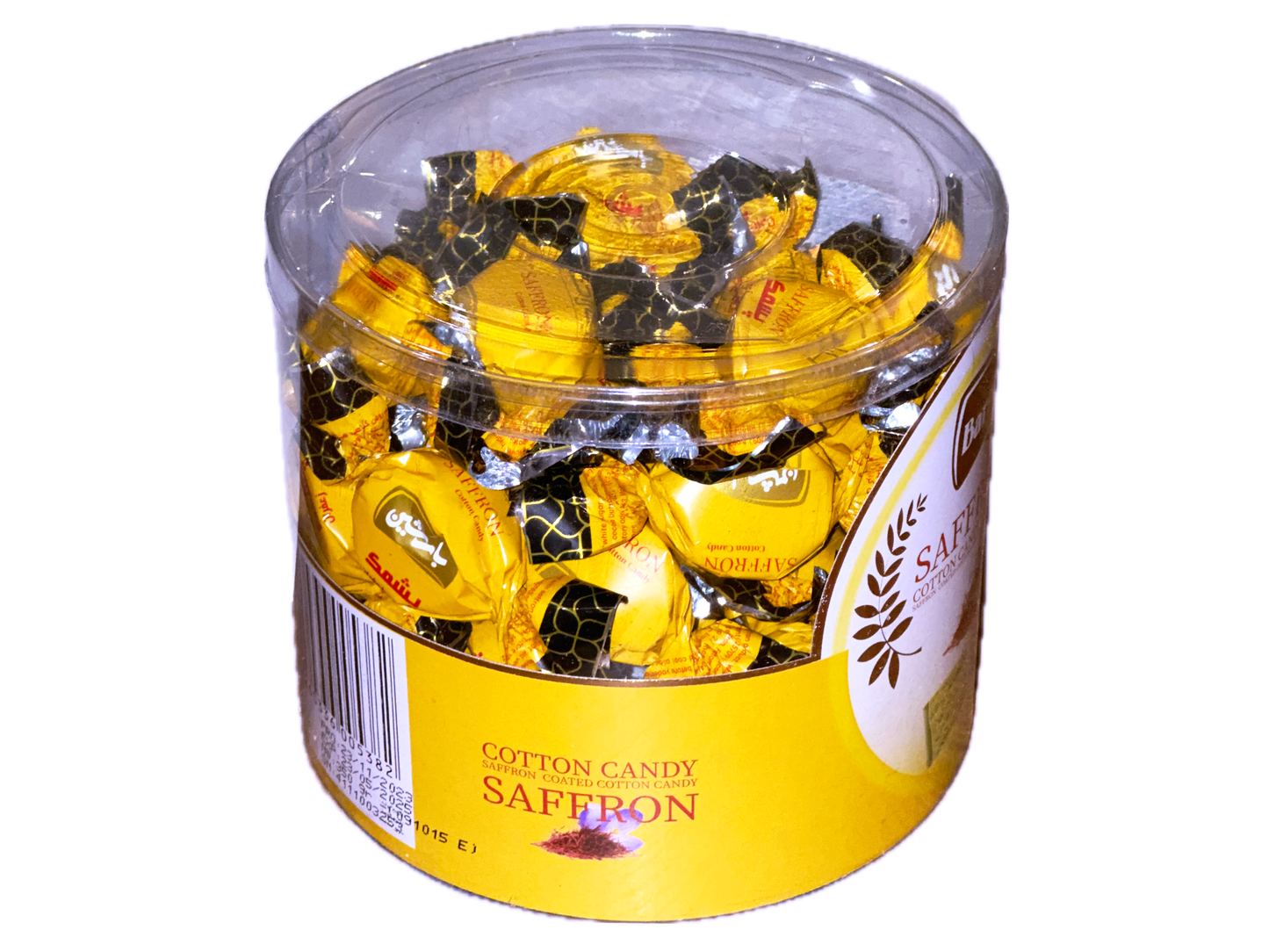 Bite-Size Saffron Cotton Candy (Pashmak)