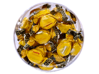 Bite-Size Saffron Cotton Candy (Pashmak)