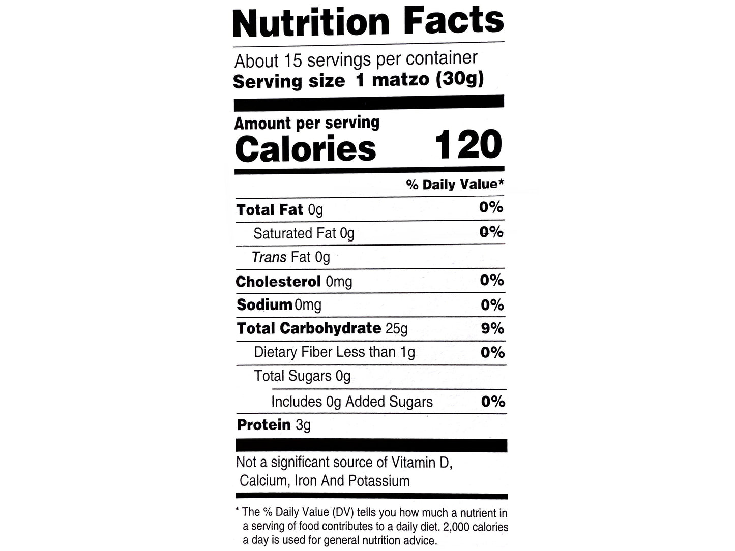 Original Matzos - Unsalted Thin & Crispy - Passover (Matzah)