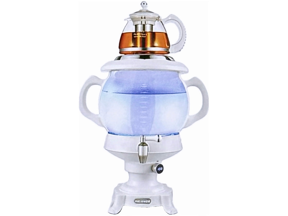 Fancy Electric Glass Tea Maker and Teapot With LED Light (Samovar, Samavar)