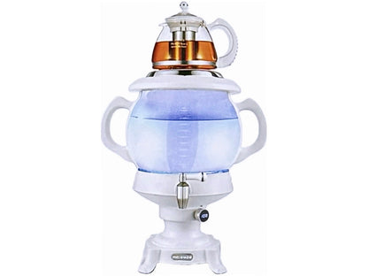 Fancy Electric Glass Tea Maker and Teapot With LED Light (Samovar, Samavar)