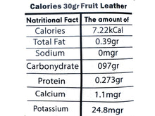 Large Fruit Leather Plum Torshi - Dried (Lavashak Alu)