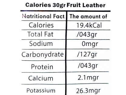 Sour Cherry Fruit Leather - Dried (Lavashak Albalu)