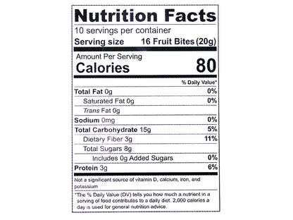 Mulberry & Red Date Fruit Bites