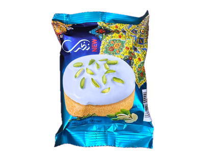 Nougat Cake With Topping Pistachio (Gaz Cake)