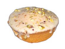 Nougat Cake With Topping Pistachio (Gaz Cake)