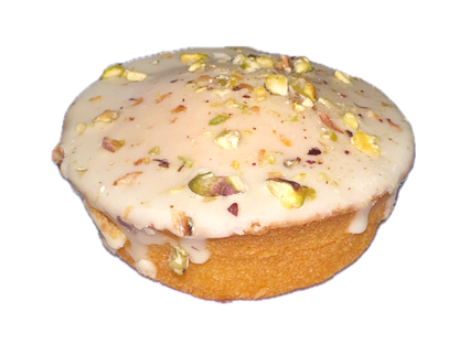 Nougat Cake With Topping Pistachio (Gaz Cake)