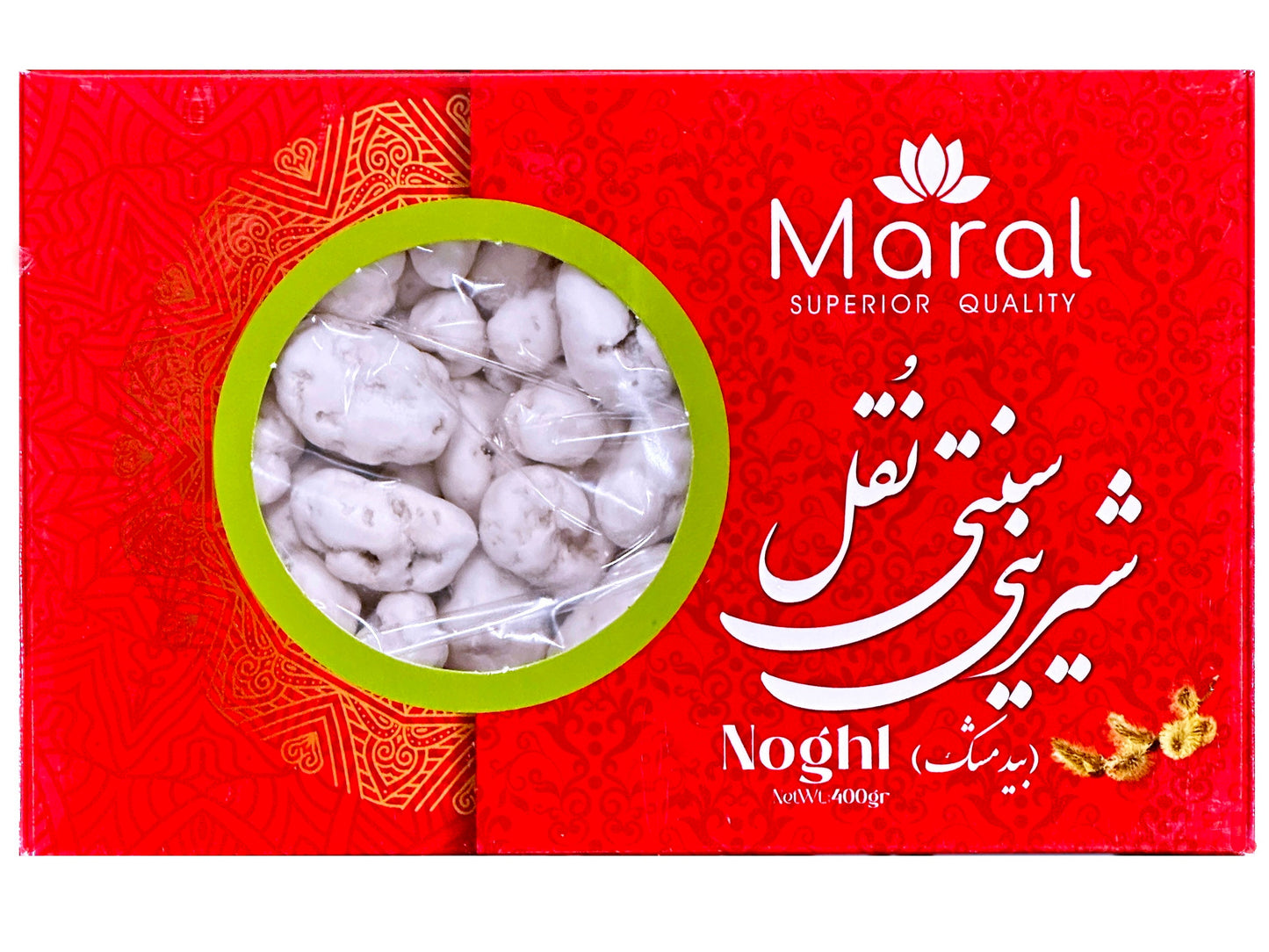 Large Sugar Coated Almond - Willow Flavored (Noghl)