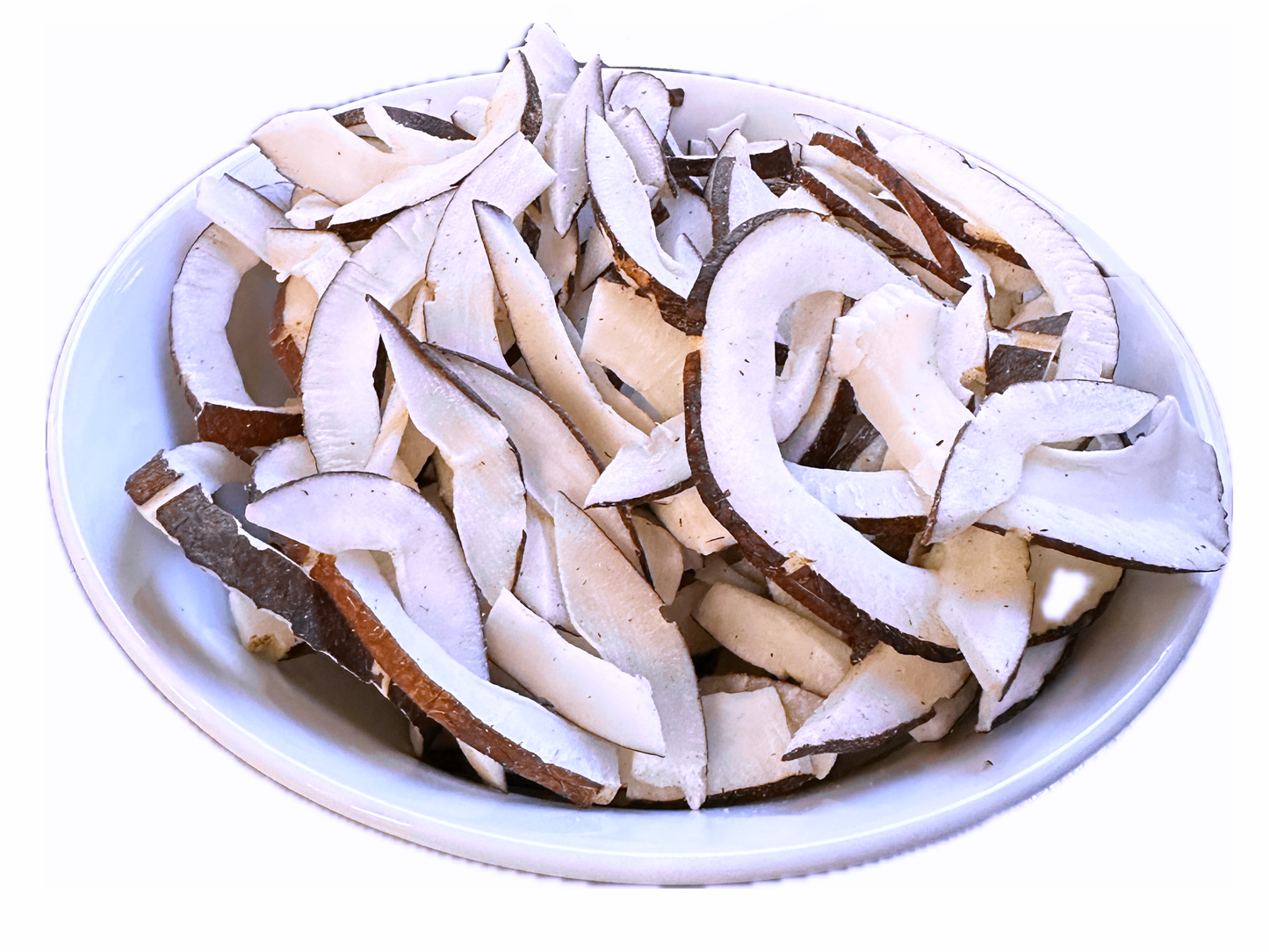 Dried Coconut Sliced (1 Pound) - Nargil Khoshk