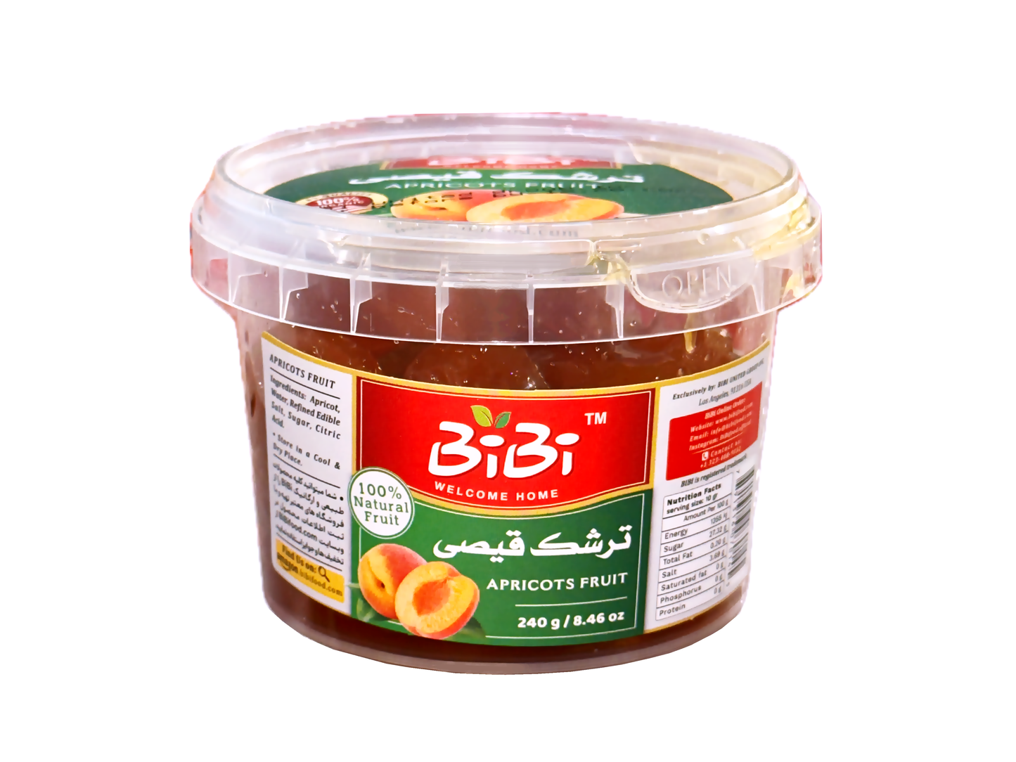 Dried Apricots In Sauce - Gheisi Torsh (Zardaloo)