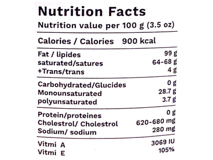 Sheep Oil Ghee - Clarified (Roghan Kermanshahi, Roghan Heivani)