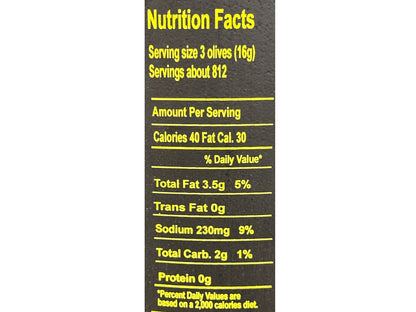 Kalamata Large Olives (26.5 Lb) (Zeytoon Siah)