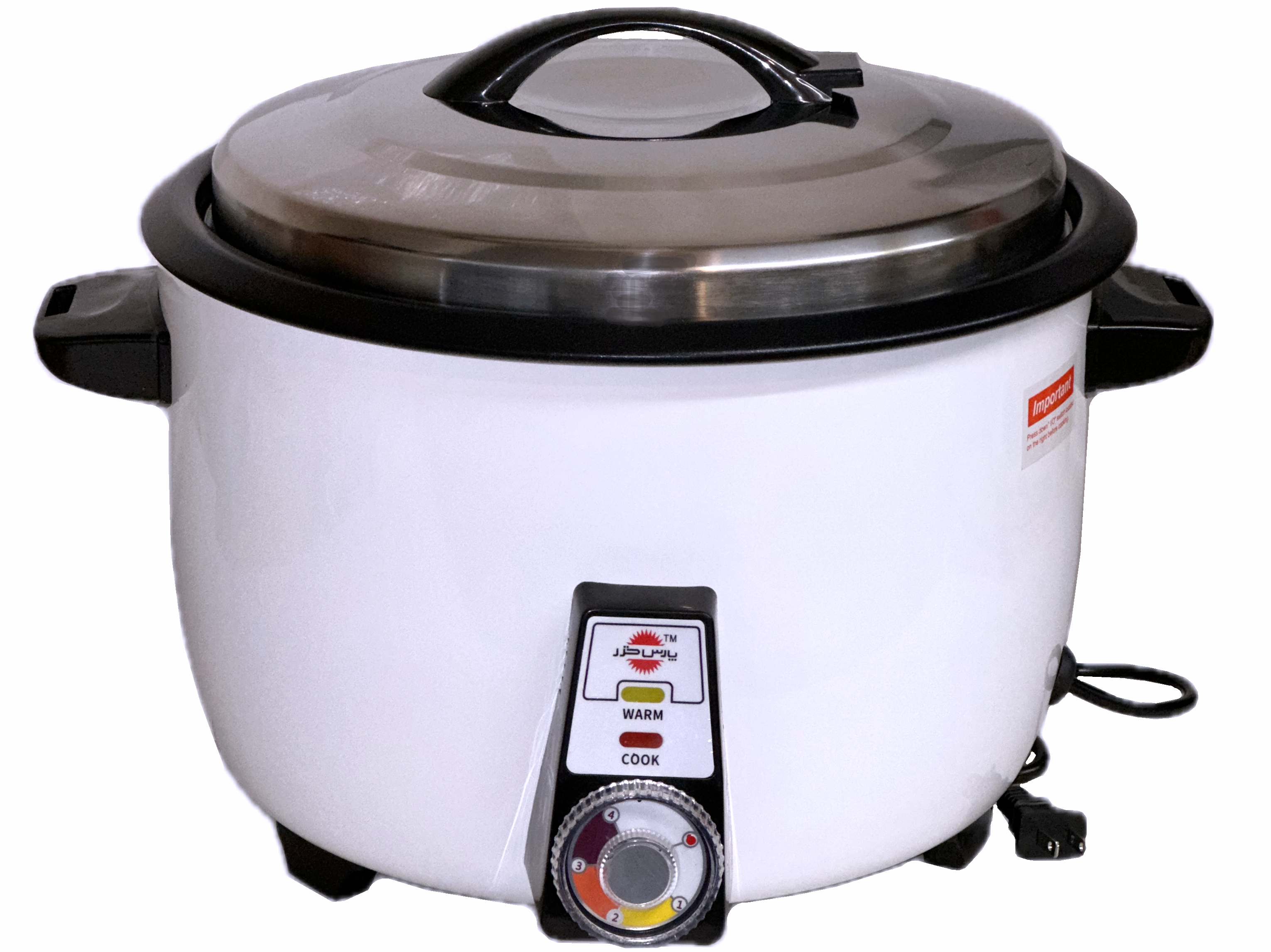 Original Rice Cooker Automatic 23 Cup With 1-Year Warranty - Rice Crust (Tahdig) Maker - 123H - (PoloPaz)