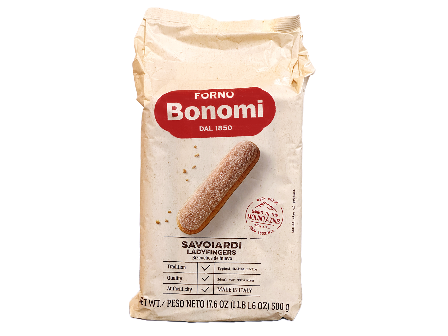 Savoiardi Ladyfingers Forno Bonomi (1 Lb)