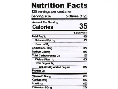 Pitted Mediterranean Olive Mix Frutto d'Italia (4 Lbs)