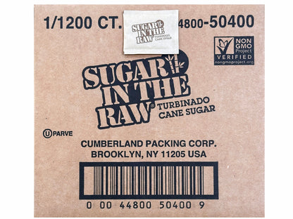 Sugar In The Raw Turbinado Cane Sugar 5 Gr (1200 Packs)