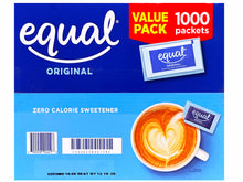 Equal  Zero Calorie Sweetener 1 Gr (1000 Packs)