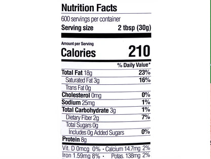 Superior Quality Tahini In Pail (40 Lb.) - 100% Ground Sesame