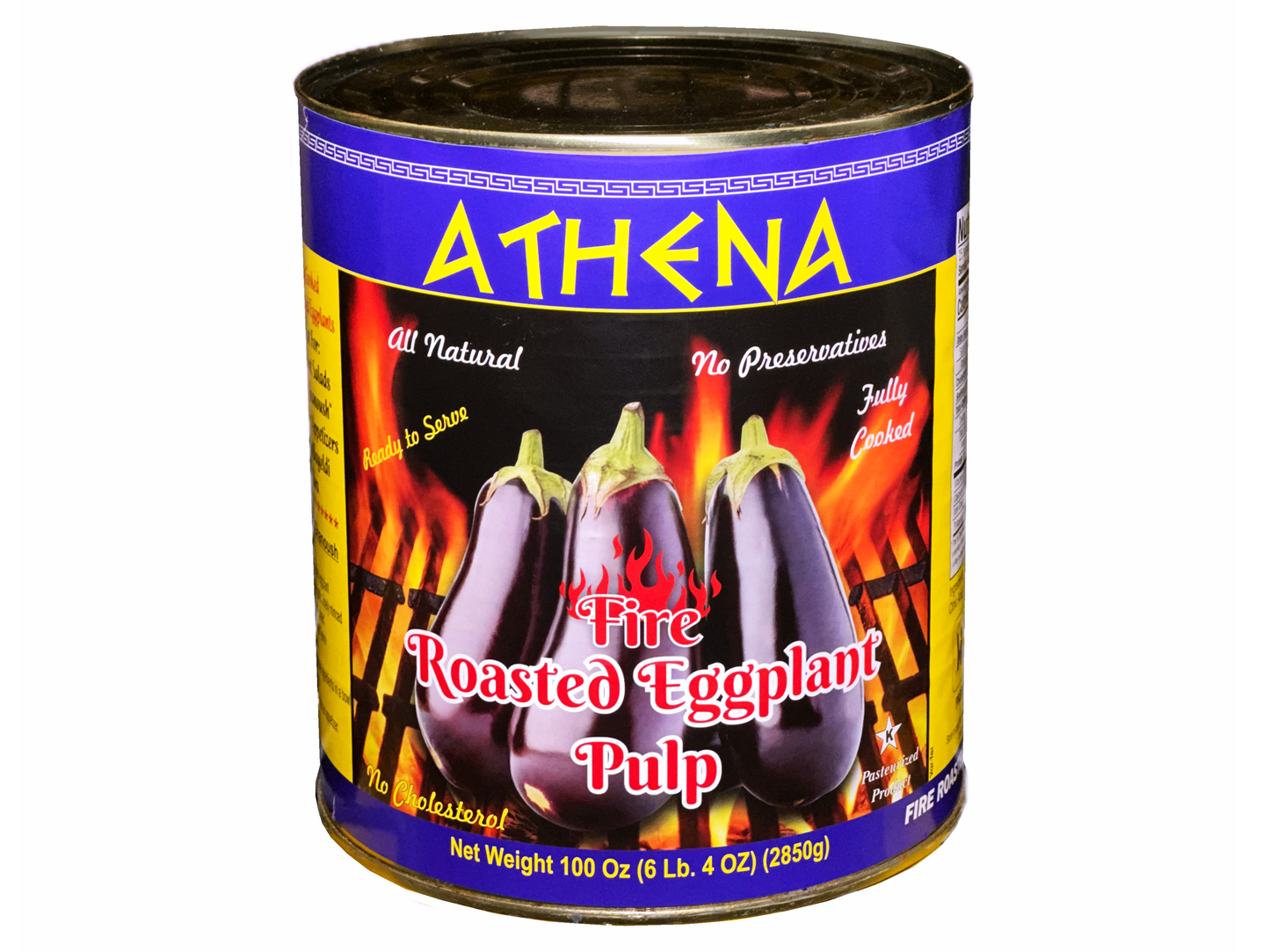 Fire Roasted Eggplant Pulp (6.4 Lb) (Bademjan)