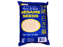 Premium Pure White Sesame Seeds (5 Pounds) (Konjed)