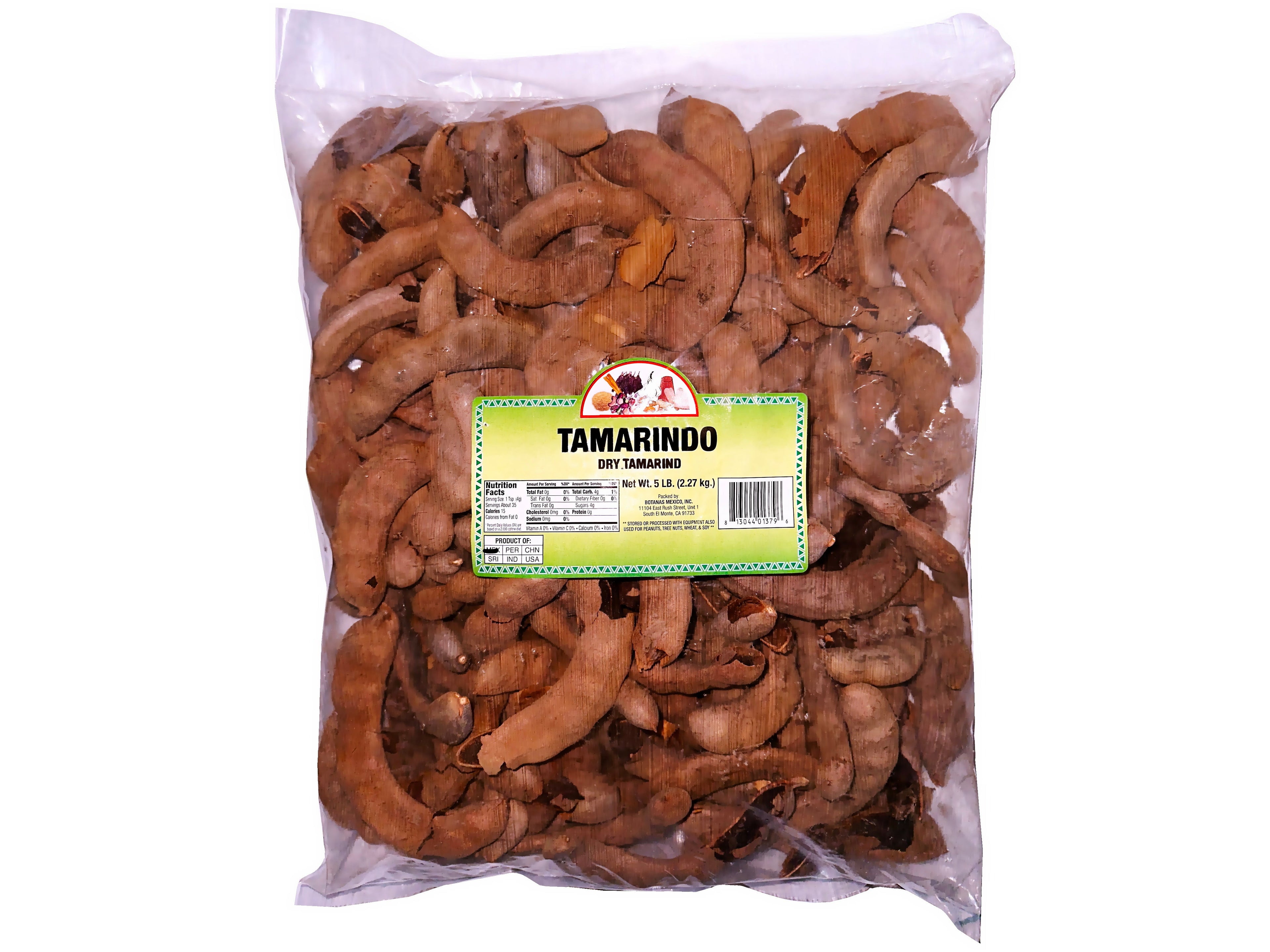 Dry Tamarind (5 Pounds)